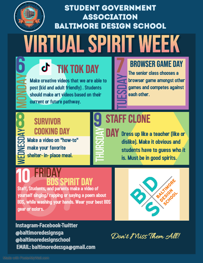 BDS Virtual Spirit Week - Ready, Set, RECORD!